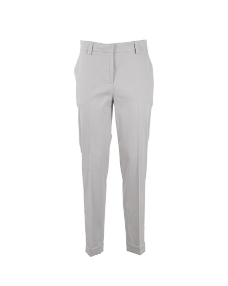 Shop ANTONELLI  Trousers: Antonelli "Sesamo" cotton trousers.
Straight chino style cut.
Welt pockets.
Composition: 98% cotton, 2% elastane.
Made in Italy.. SESAMO L8738 123P-125